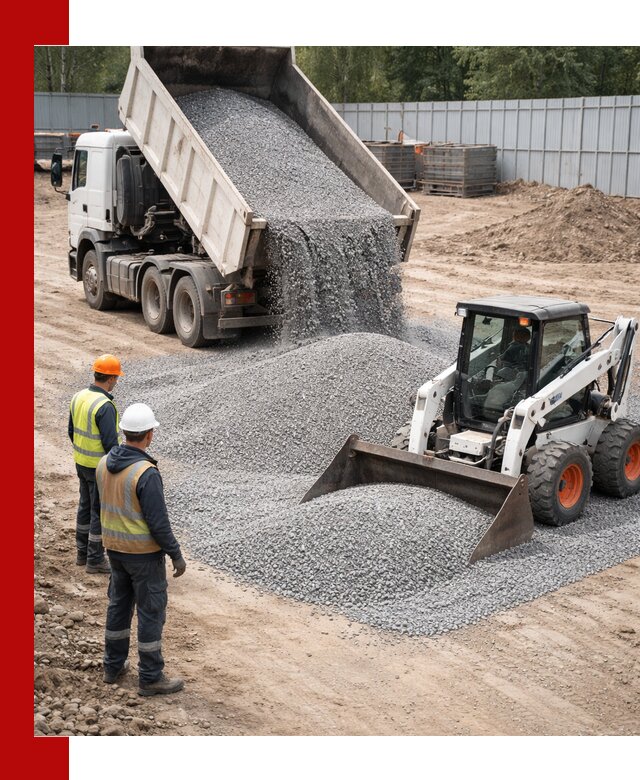 Доставка и продажа гранитного щебня фракции 0-5 в Кропоткине