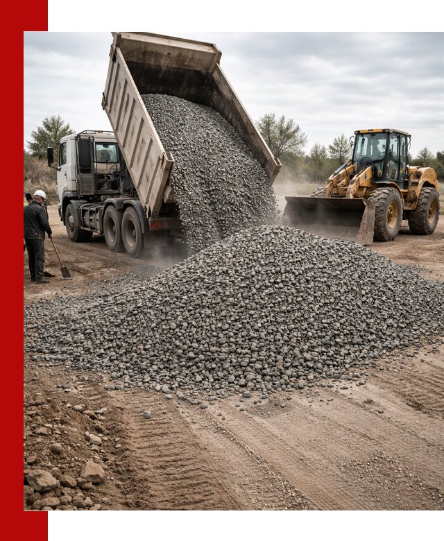 Гранитный щебень фракция 10-20 с доставкой в Кропоткине