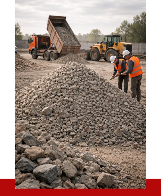 Гранитный щебень фракция 40-70 в Кропоткине от 2715 руб ПРОНЕРУДКрп