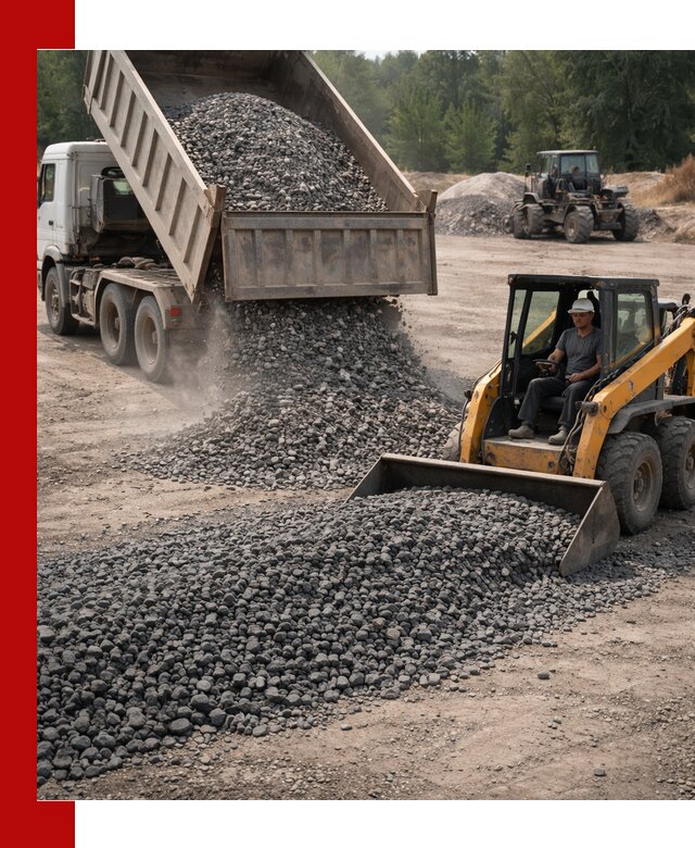 Гранитный щебень фракция 40-70 с доставкой в Кропоткине