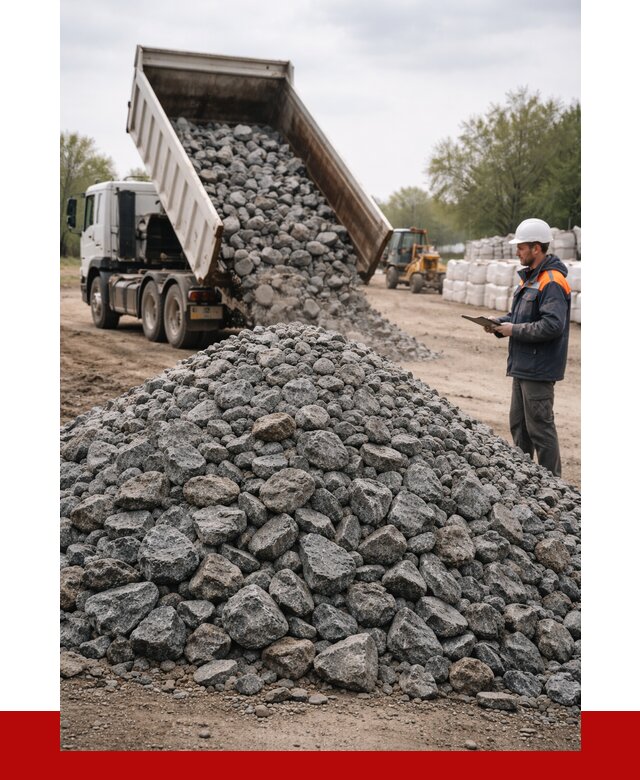 Гранитный щебень фракция 100-200 в Кропоткине от 4561 р. ПРОНЕРУДКрп