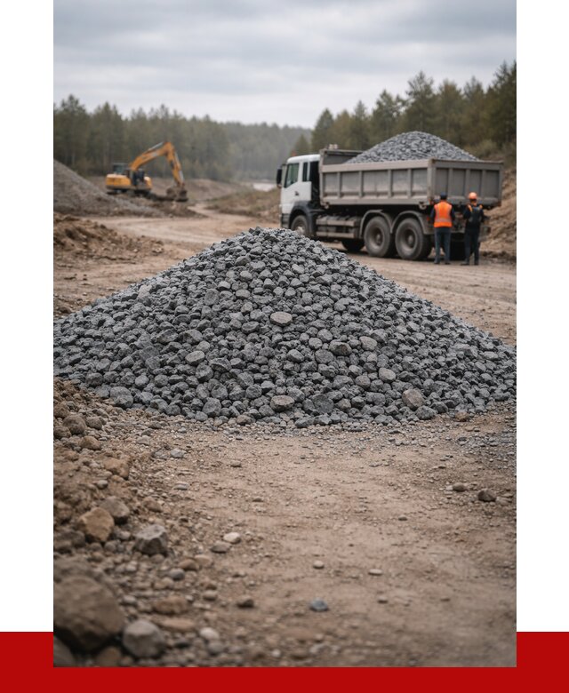 Щебень габбро диабаз фракция 40-70 в Кропоткине от 2389 р-ПРОНЕРУДКрп