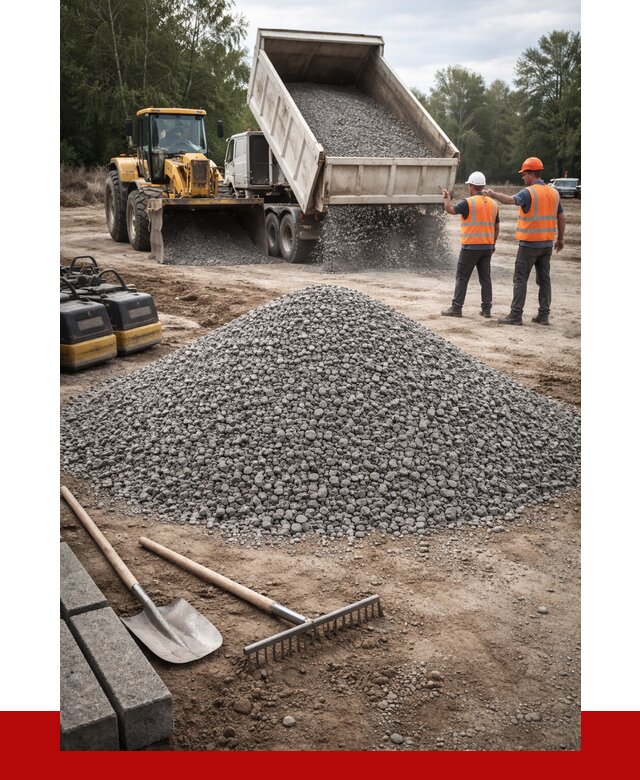 Гравийный щебень купить в Кропоткине от 2389 р. ПРОНЕРУДКрп