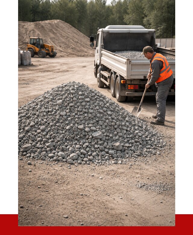 Гравийный щебень фракция 5-10 в Кропоткине от 2389 р. | ПРОНЕРУДКрп