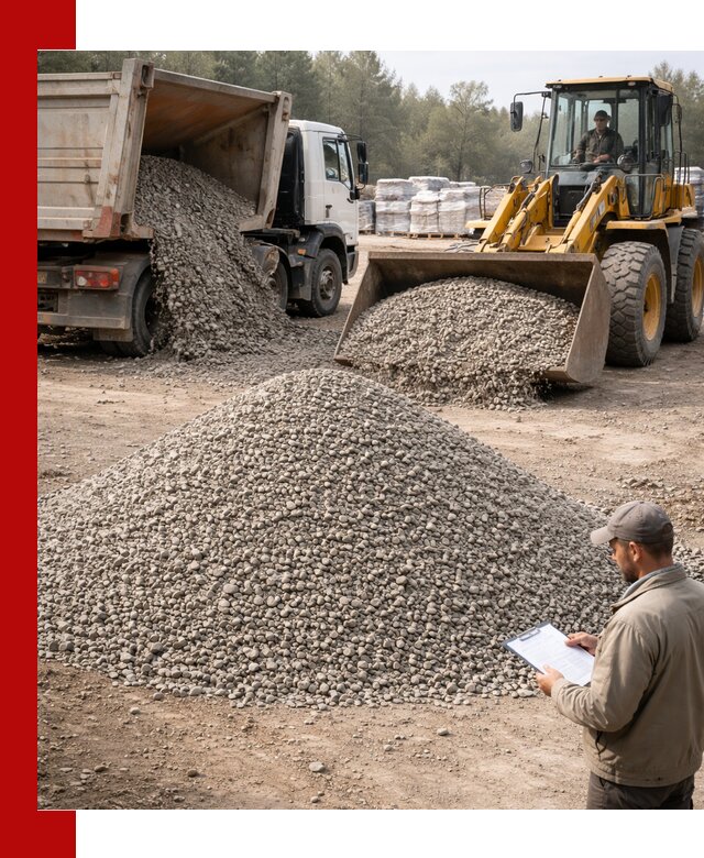 Гравийный щебень фракция 5–10 с доставкой в Кропоткине