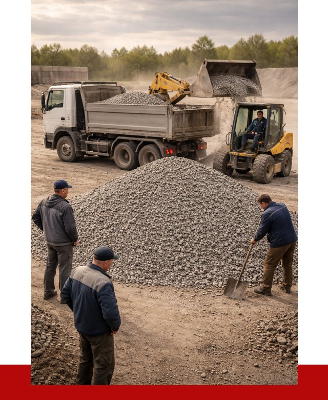 Гравийный щебень фракция 5-20 в Кропоткине от 2606 р. ПРОНЕРУДКрп