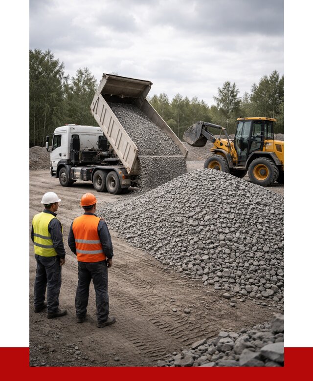 Гравийный щебень фракция 40-70 в Кропоткине от 10316р | ПРОНЕРУДКрп