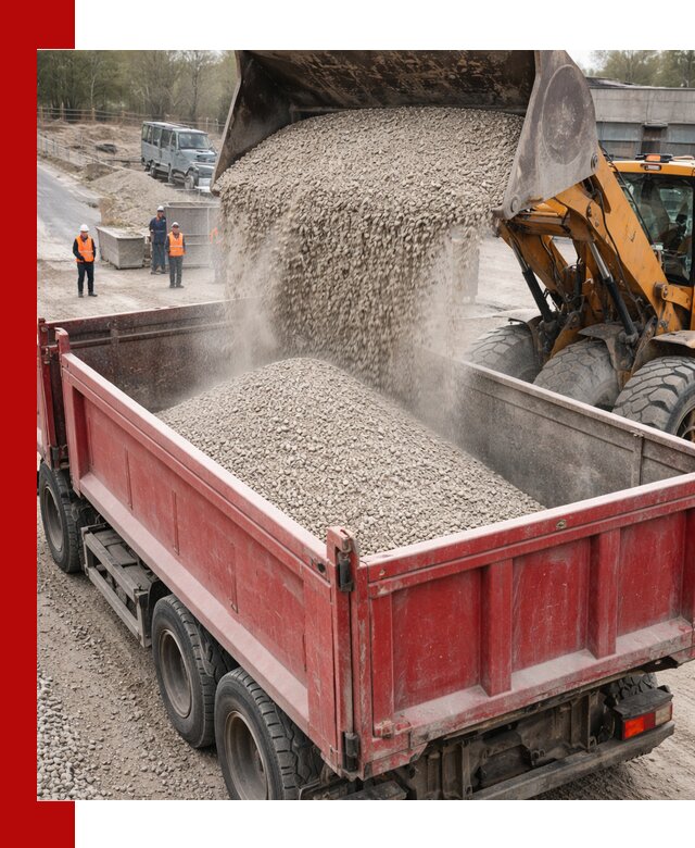 Купить известняковый щебень фракции 0-5 с доставкой в Кропоткине