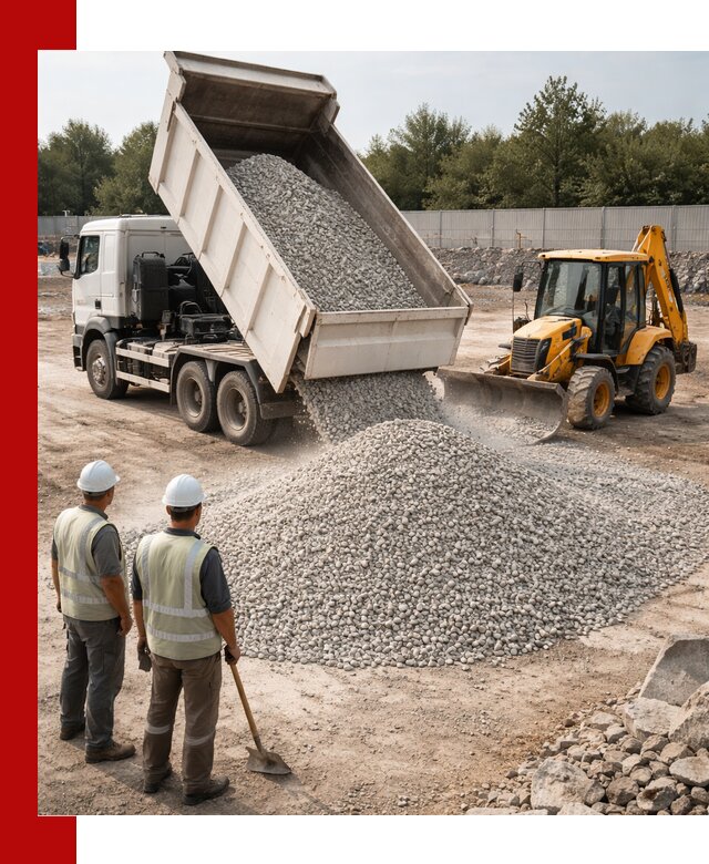 Купить известняковый щебень фракции 5–10 мм с доставкой в Кропоткине