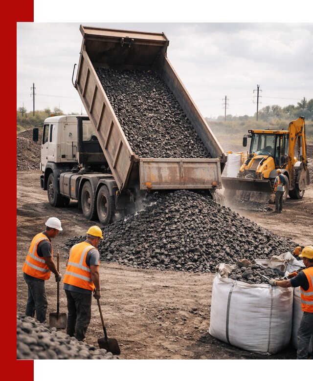 Шлаковый щебень фракция 40-70 с доставкой в Кропоткине