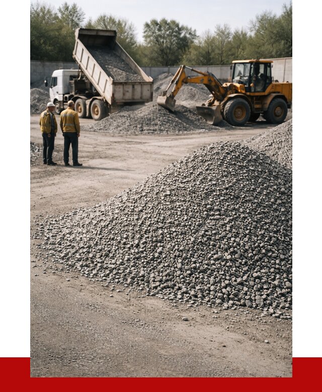 Вторичный щебень фр. 5-20 в Кропоткине от 1737 р. - ПРОНЕРУДКрп