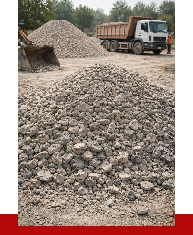 Вторичный щебень фракция 20-40 в Кропоткине от 2389 р ПРОНЕРУДКрп
