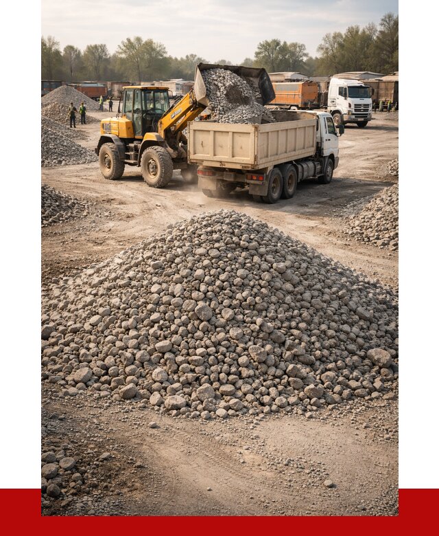 Вторичный щебень фракция 40-70 в Кропоткине от 1889 р, ПРОНЕРУДКрп