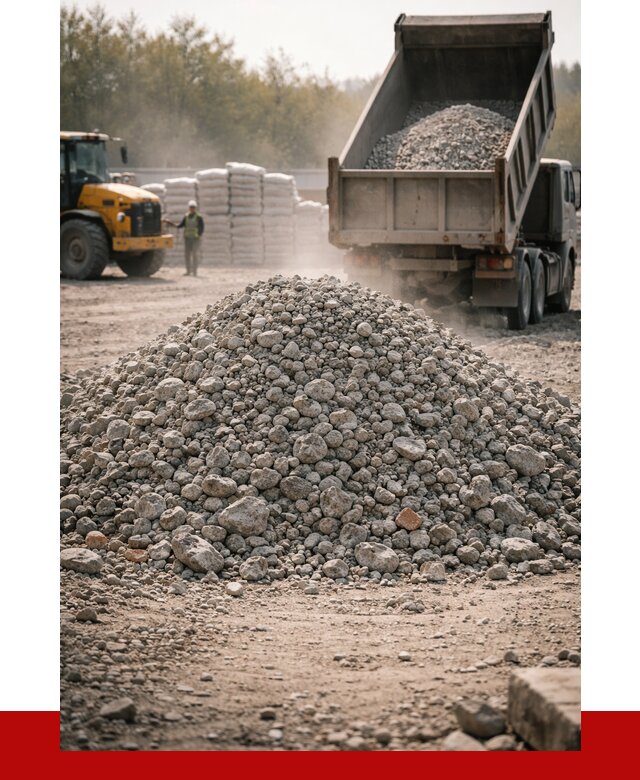 Вторичный щебень фракция 70-150 в Кропоткине от 1520 р. | ПРОНЕРУДКрп