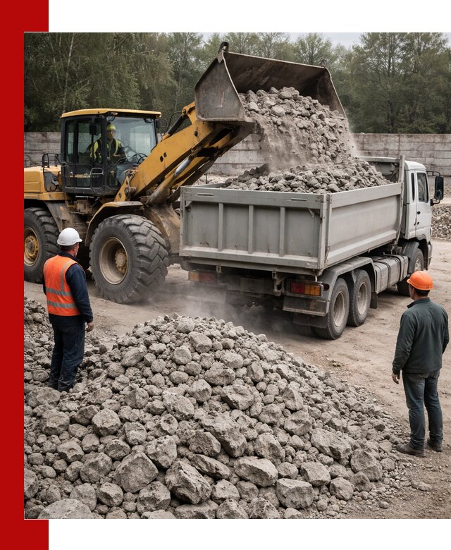 Вторичный щебень фракция 70–150 в Кропоткине с доставкой