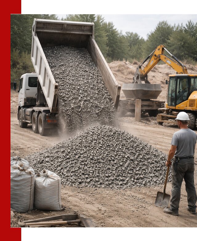 Доставка и продажа бетонного щебня в Кропоткине