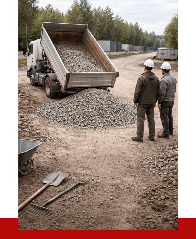 Бетонный щебень фракция 5-20 в Кропоткине от 3475 р., ПРОНЕРУДКрп