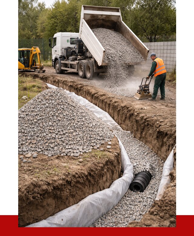 Щебень для дренажа в Кропоткине от 2009 р., ПРОНЕРУДКрп доставка
