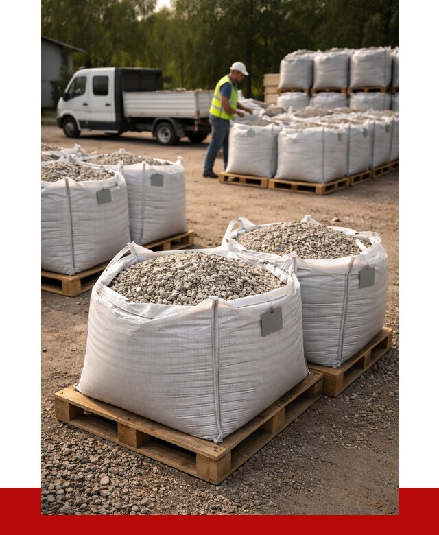 Щебень в мешках с доставкой в Кропоткине от 4561 р. | ПРОНЕРУДКрп