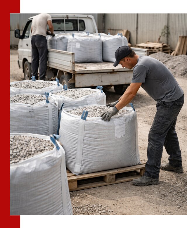 Доставка щебня в мешках по выгодным ценам в Кропоткине