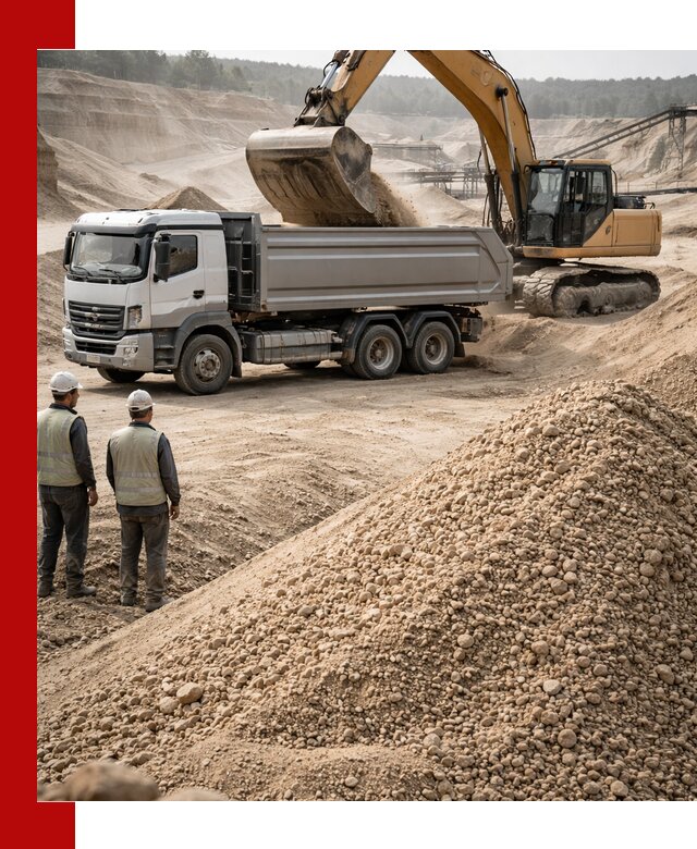 Карьерный крупнозернистый песок с доставкой в Кропоткине