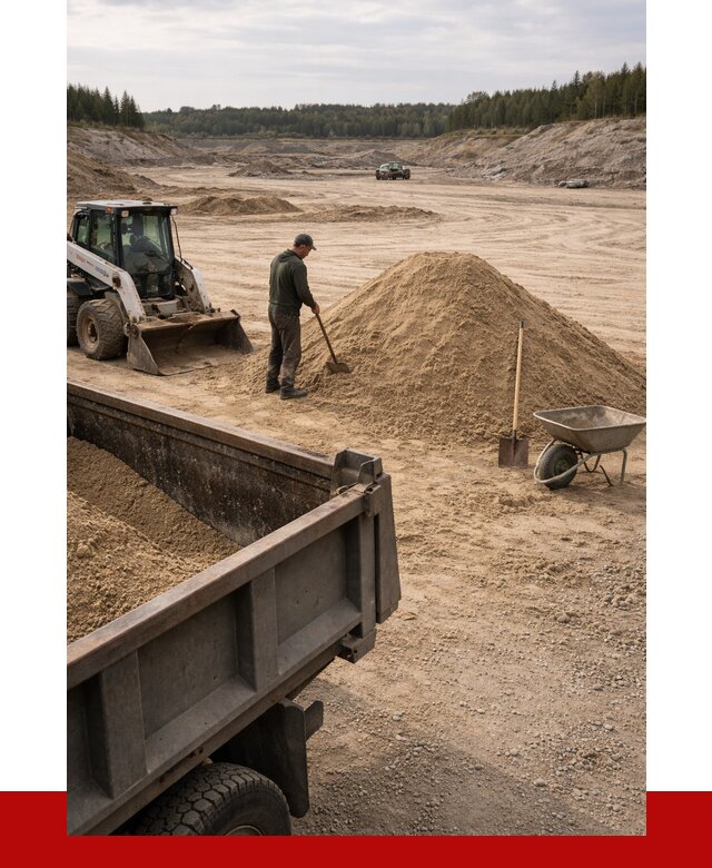 Карьерный песок среднезернистый в Кропоткине, от 2389 р. ПРОНЕРУДКрп