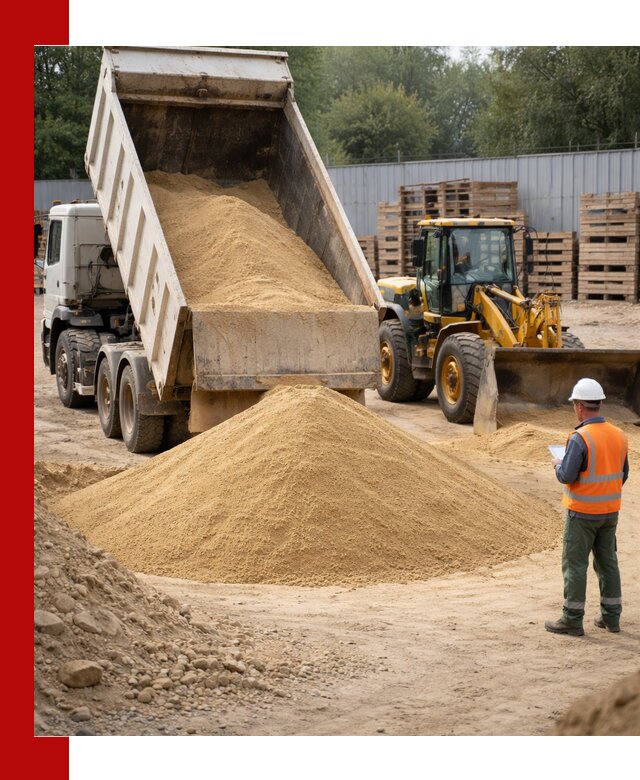 Доставка карьерного мелкозернистого песка в Кропоткине