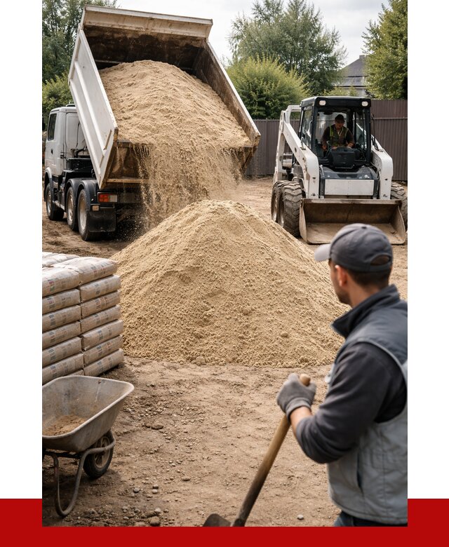 Мытый речной песок с доставкой в Кропоткине от 1575 р. | ПРОНЕРУДКрп