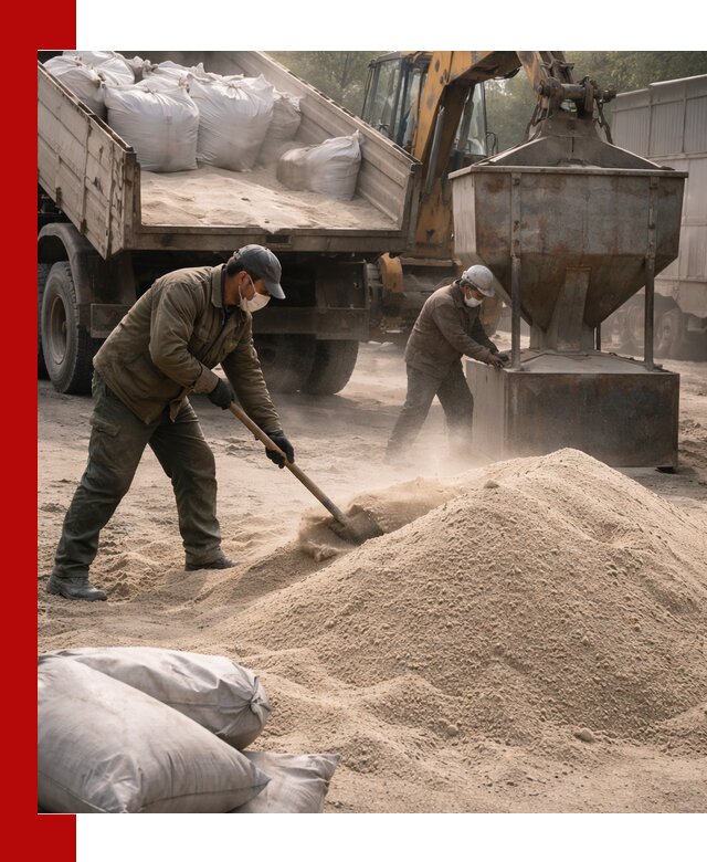 Кварцевый песок для пескоструя в Кропоткине — доставка и качество