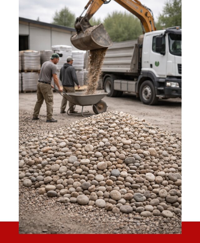 Галька декоративная в Кропоткине от 3475 р. за куб | ПРОНЕРУДКрп