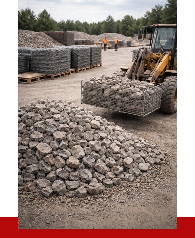 Камень для габионов фракция 70-150 в Кропоткине от 4561 р. | ПРОНЕРУДКрп