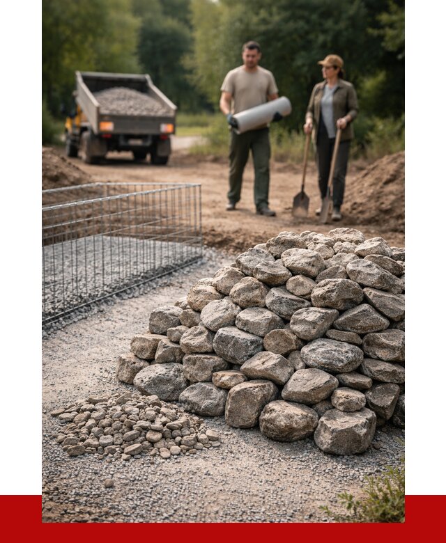 Камень для габионов фракция 100-200 в Кропоткине от 5212 р. | ПРОНЕРУДКрп