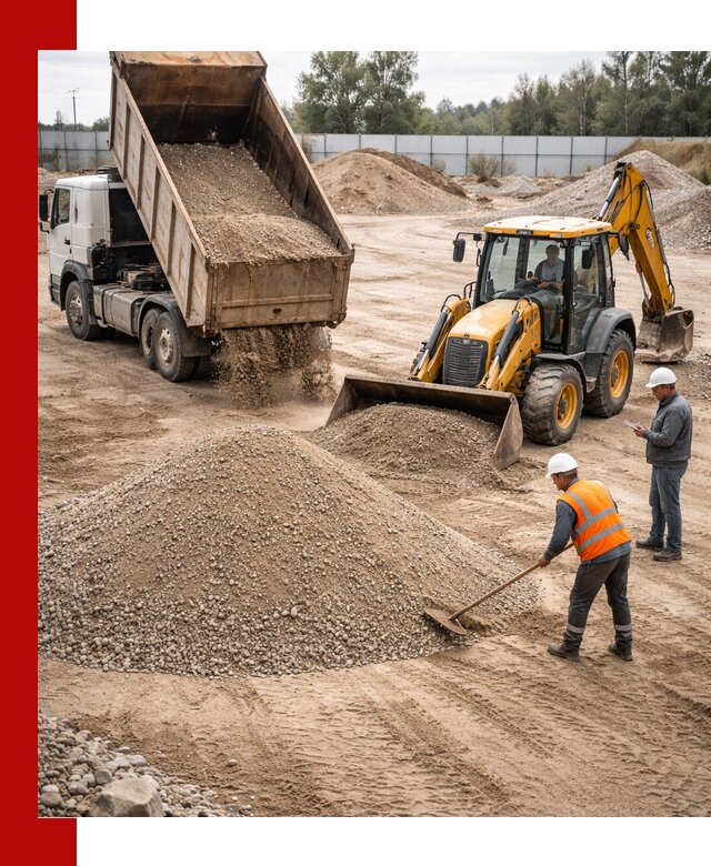 Поставка и доставка ПГС С4 в мешках и самосвалах в Кропоткине