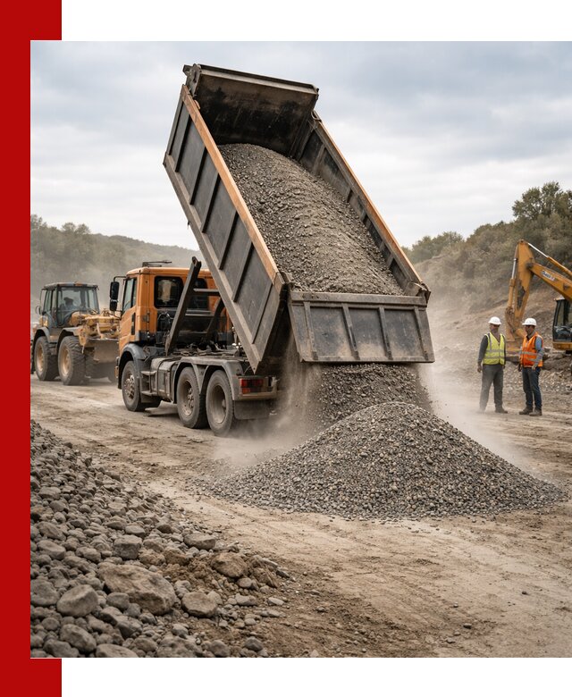 Щебёночно-песчаная смесь ЩПС С1 с доставкой в Кропоткине