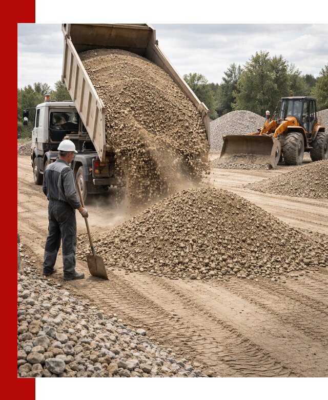 Доставка щпс С3 в Кропоткине самосвалами и бортовыми грузовиками