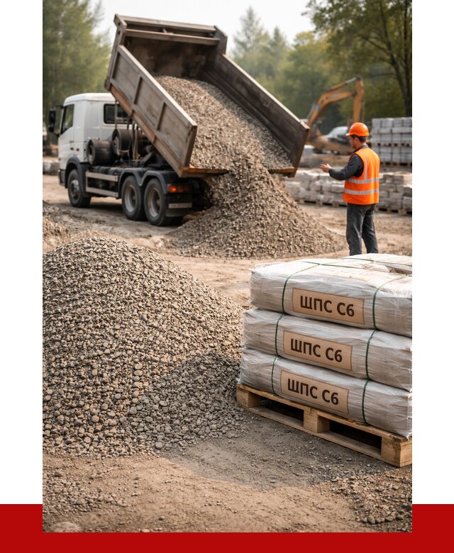 ЩПС С6 в Кропоткине с доставкой от 2389 р. за куб | ПРОНЕРУДКрп