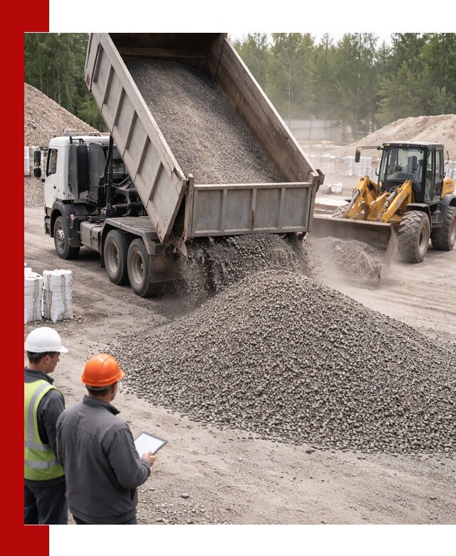 Доставка и продажа гранитного отсева 0-10 в Кропоткине