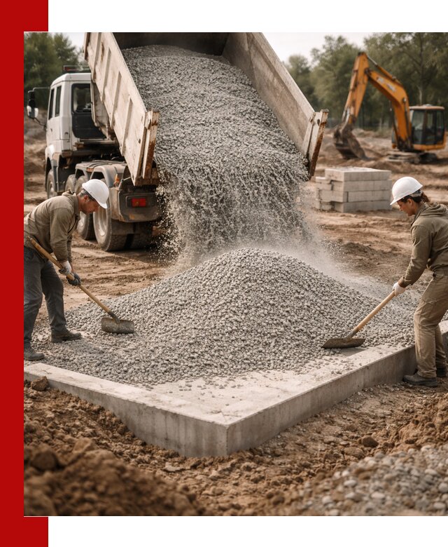 Доставка и продажа отсева для бетона в Кропоткине