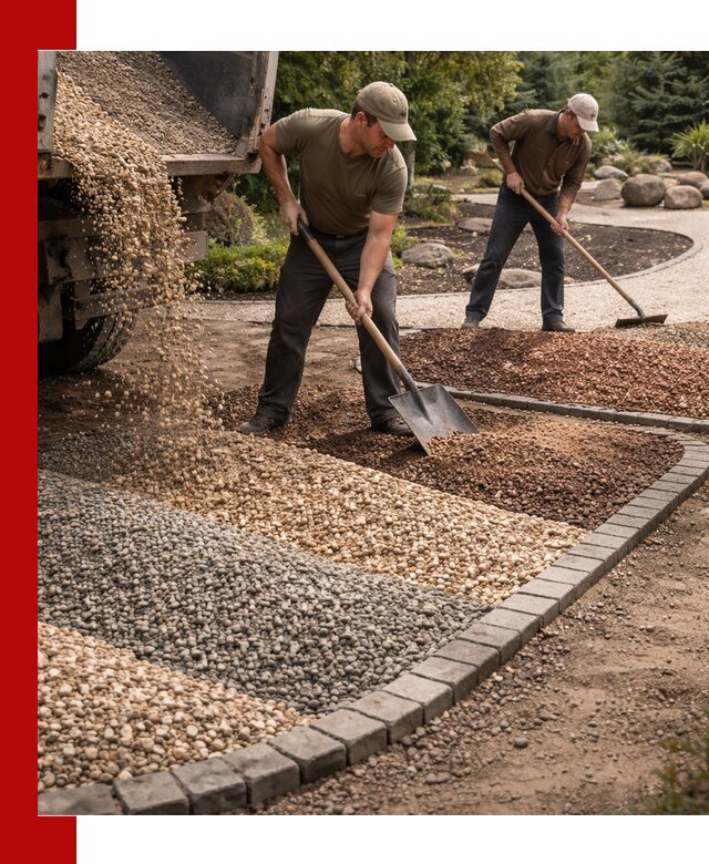 Декоративная крошка для ландшафта в Кропоткине — продажа и доставка