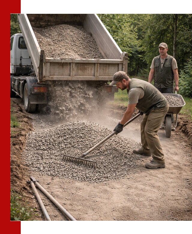 Каменная крошка для дорожек с доставкой в Кропоткине