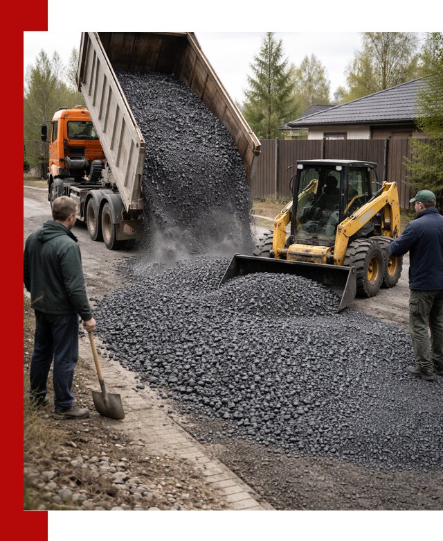 Крошка габбро с доставкой в Кропоткине для строительных работ