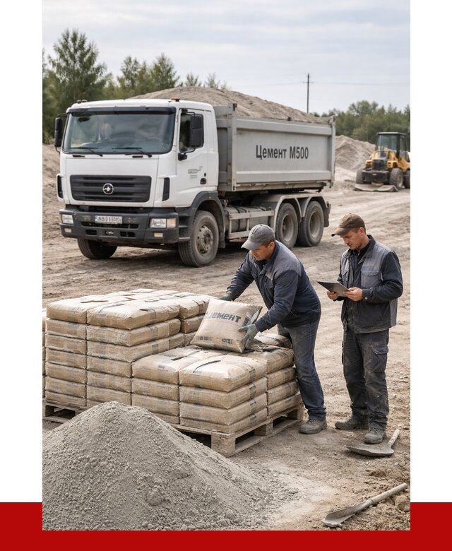 Купить цемент м500 с доставкой в Кропоткине от 5647 р. | ПРОНЕРУДКрп
