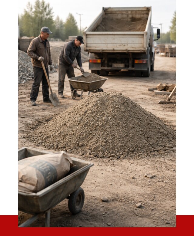 Цементно-песчаная смесь М150 в Кропоткине от 5104 р. | ПРОНЕРУДКрп