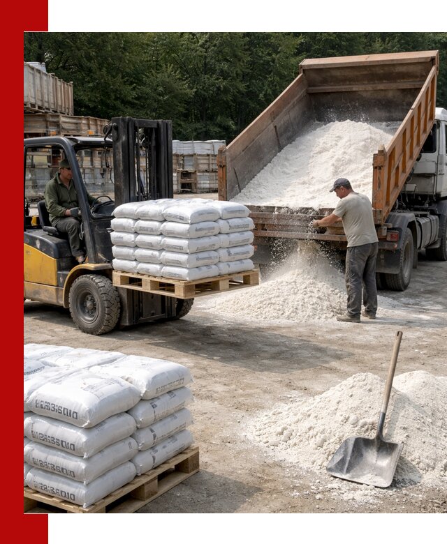 Доставка строительной извести оптом и в розницу в Кропоткине