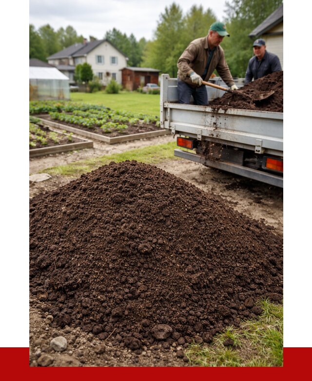 Плодородный грунт в Кропоткине с доставкой от 4561 р. | ПРОНЕРУДКрп