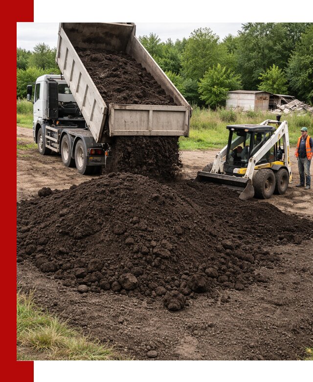 Поставка плодородной земли с доставкой самосвалом в Кропоткине