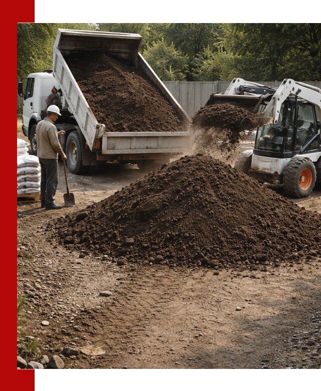 Доставка растительного грунта в Кропоткине от производителя оптом и в розницу