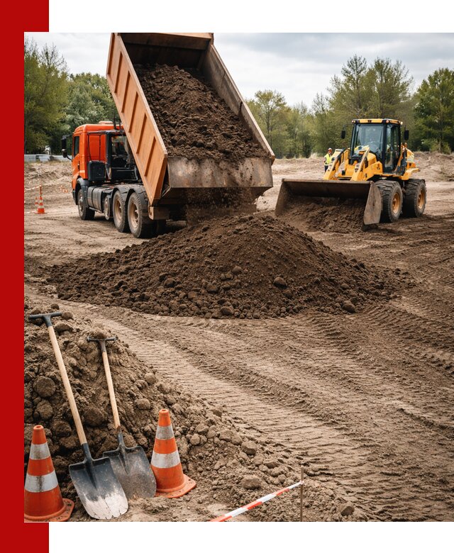 Поставка и доставка планировочного грунта в Кропоткине