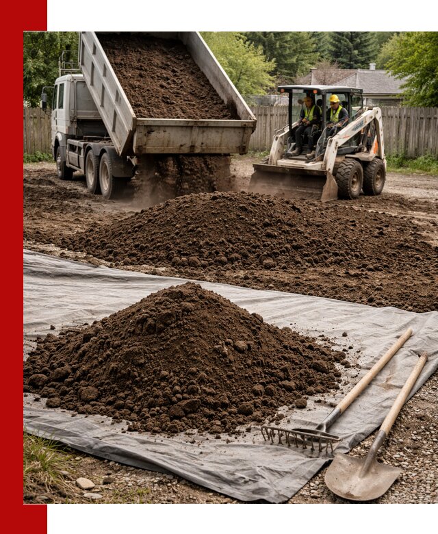 Грунт для отсыпки участка с доставкой в Кропоткине