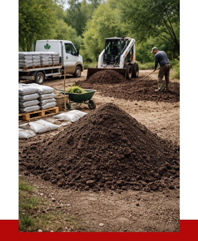 Грунт для озеленения с доставкой в Кропоткине от 1955 р. | ПРОНЕРУДКрп